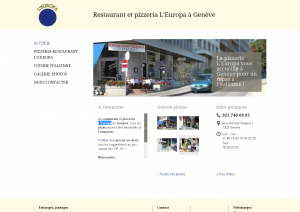 Restaurant et pizzeria L Europa à Genève