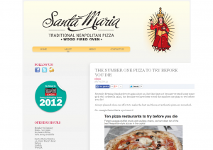 Santa Maria Pizzeria • London